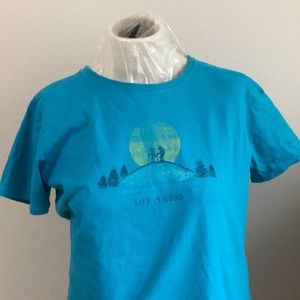 Life is good womans large blue